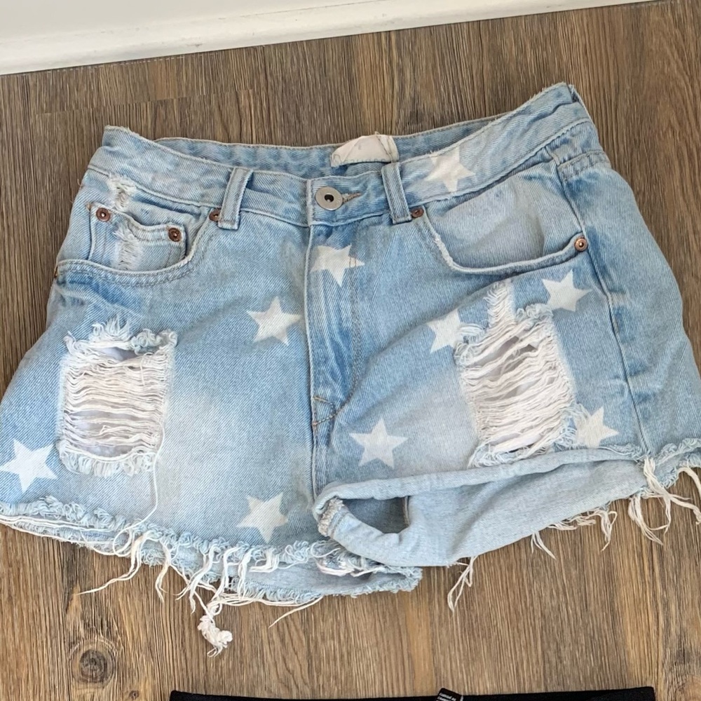 Star Patterned Jeans